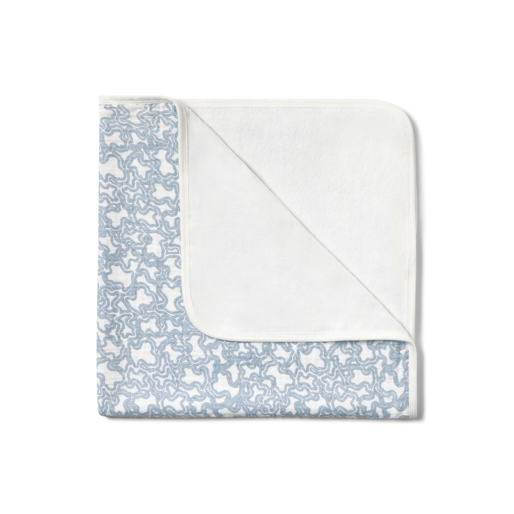 Manta de aconchego para beb&eacute; Kaos azul