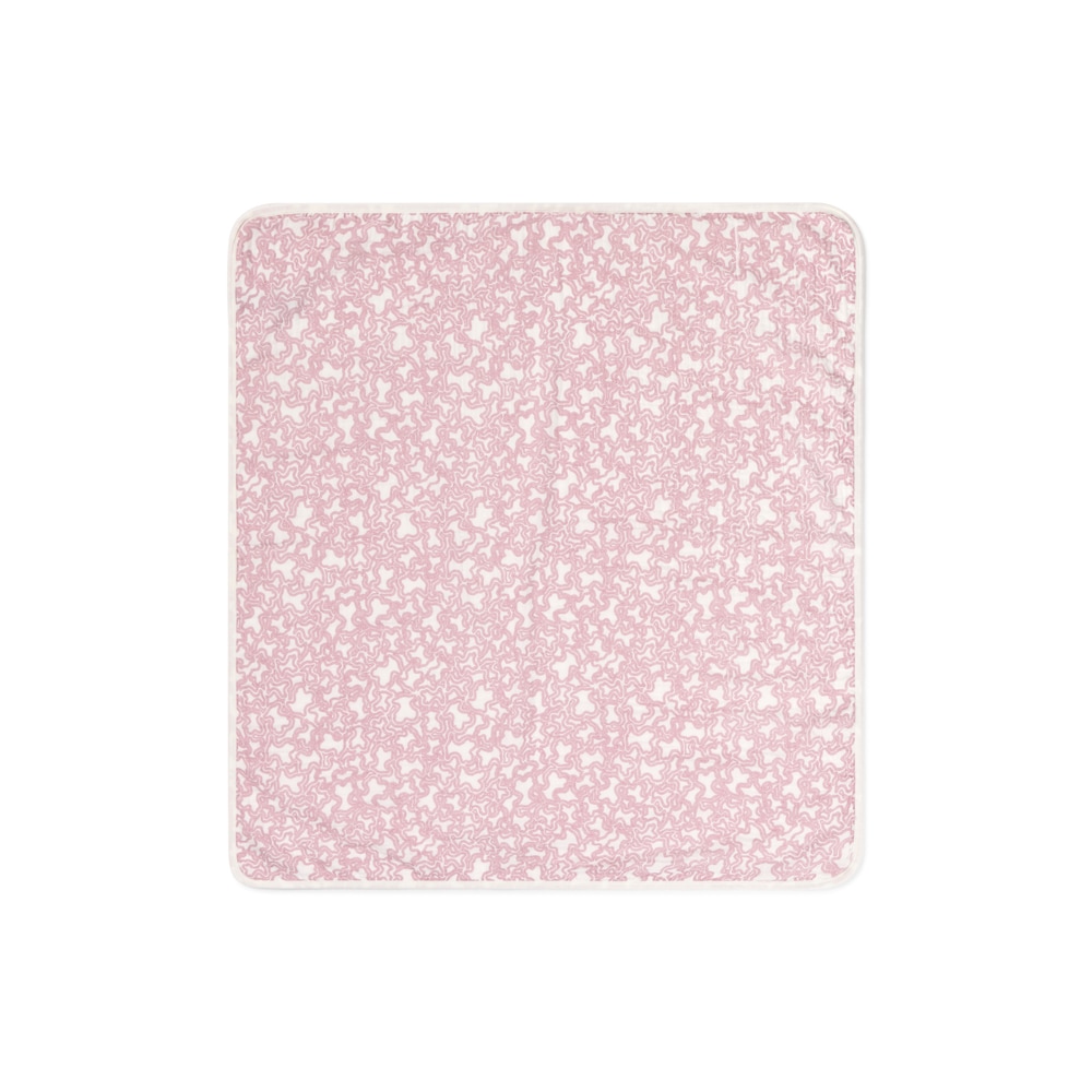 Manta de aconchego para beb&eacute; Kaos rosa
