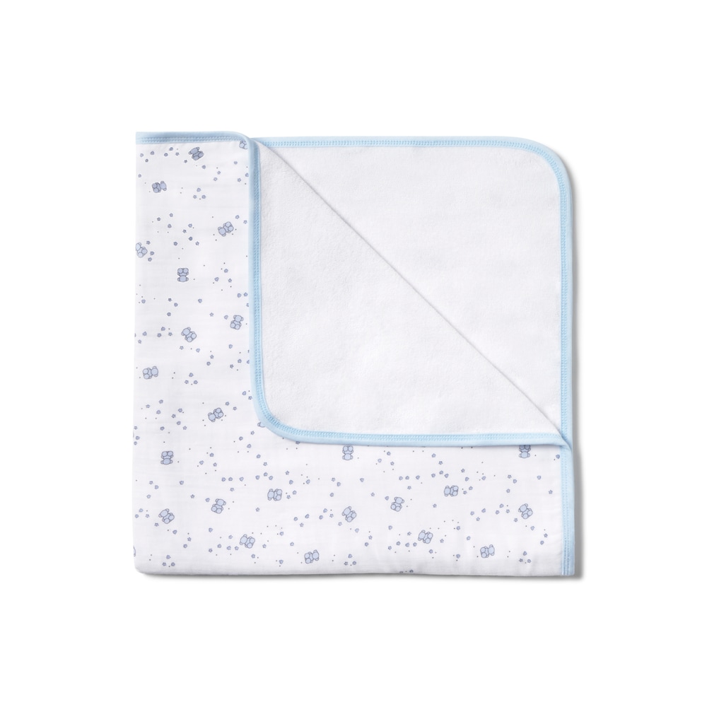 Manta de aconchego para beb&eacute; Tender azul-celeste