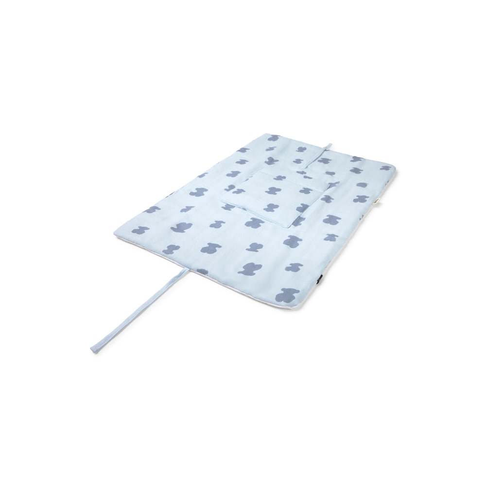 Muda-fraldas port&aacute;til para beb&eacute; HFluffy azul-celeste