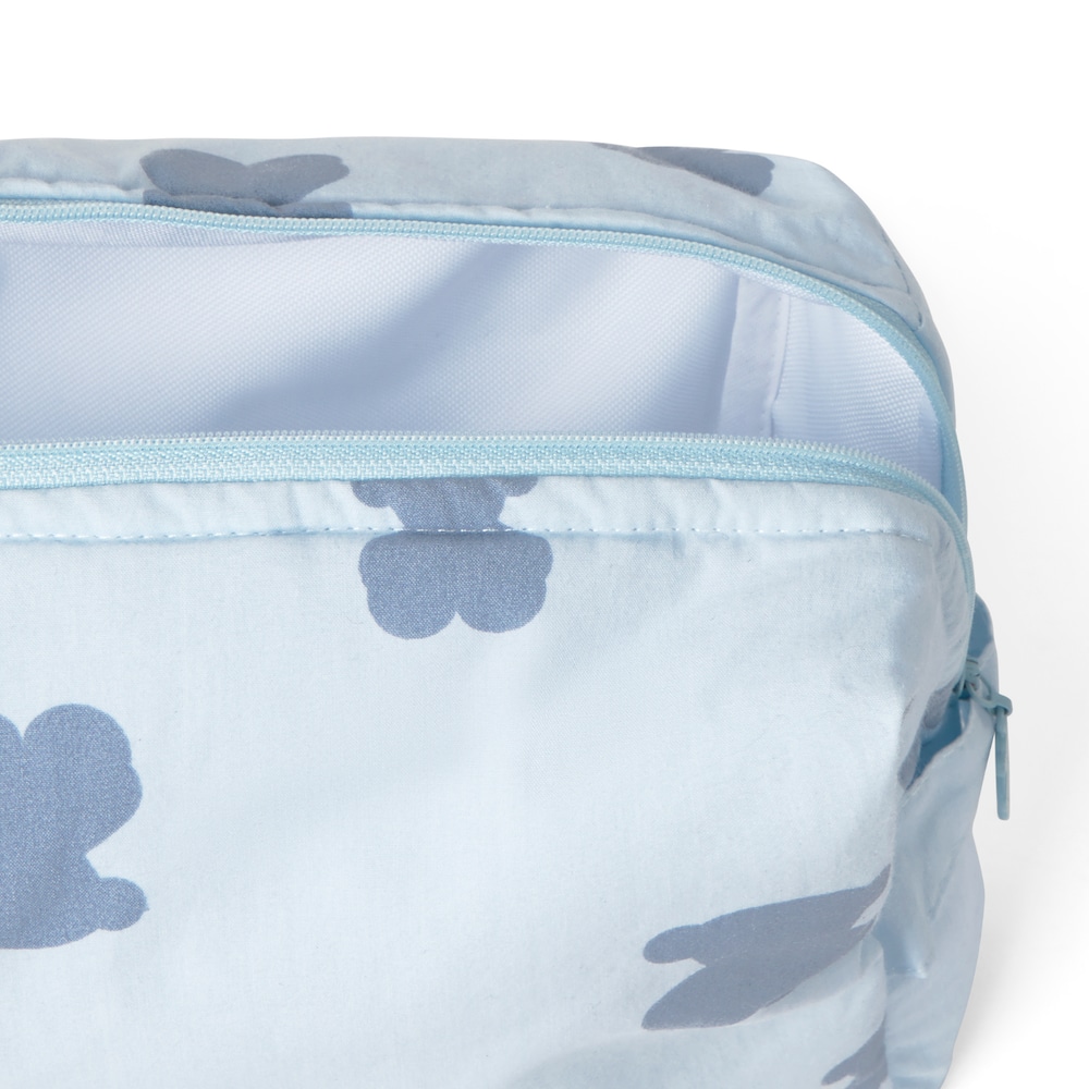 Necessaire HFluffy azul-celeste