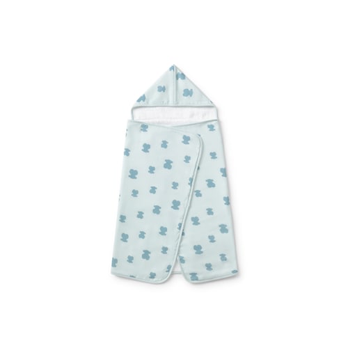 Mist Fluffy baby hooded bath towel