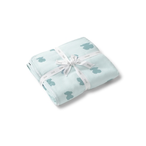 Mist Fluffy baby hooded bath towel