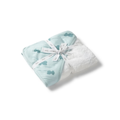 Mist HFluffy baby hooded bath towel