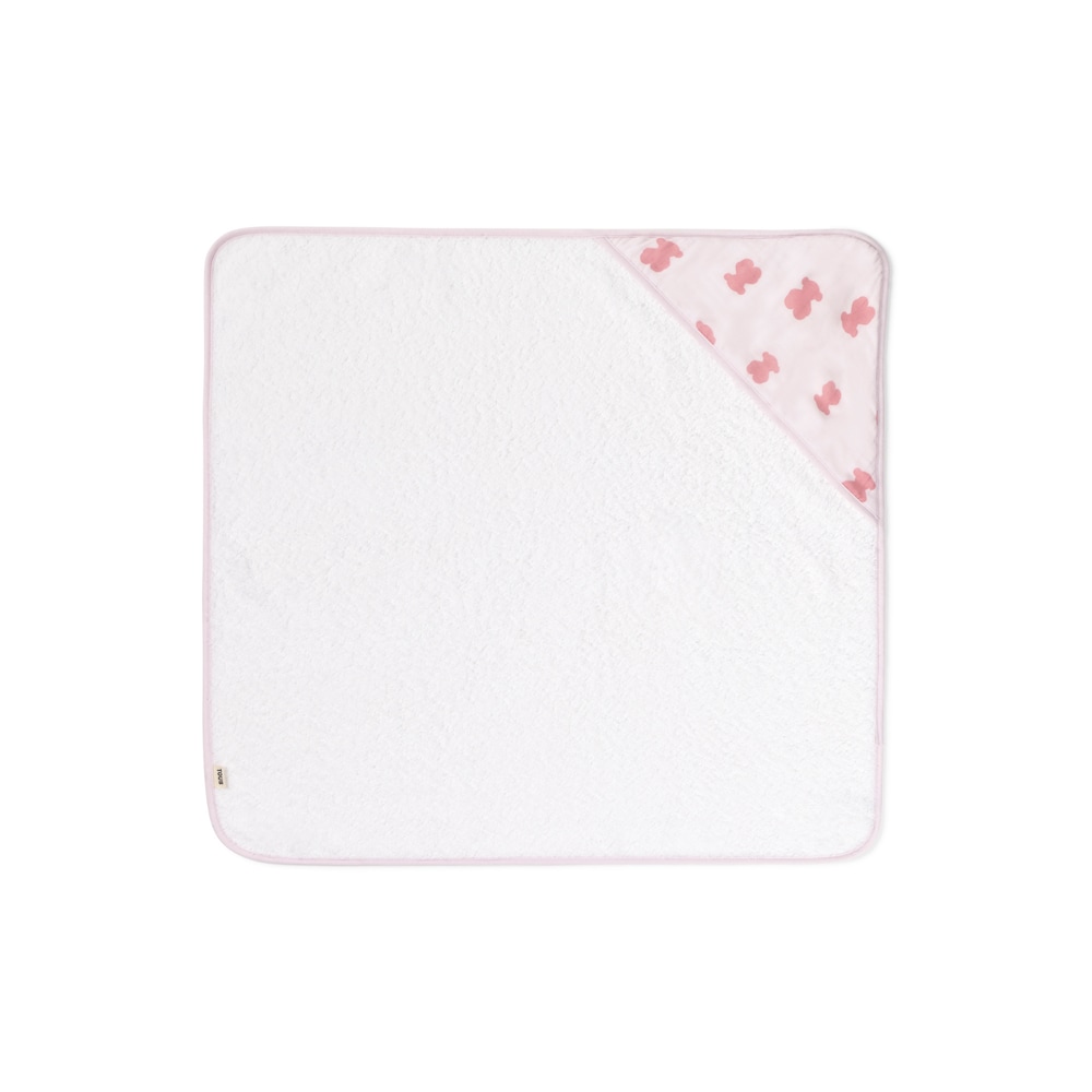 Capa de banho de beb&eacute; HFluffy rosa