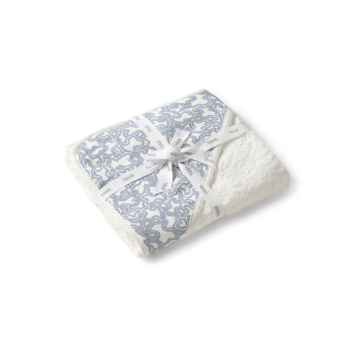 Blue Kaos baby hooded bath towel