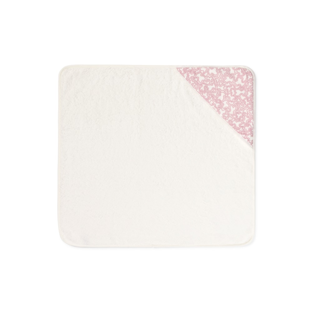 Capa de banho de beb&eacute; Kaos rosa