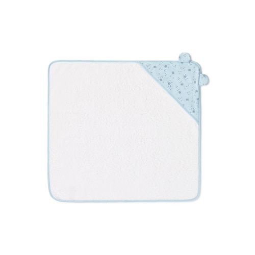 Light blue Tender baby hooded bath towel