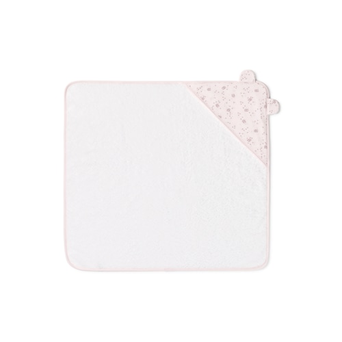 Pink Tender baby hooded bath towel