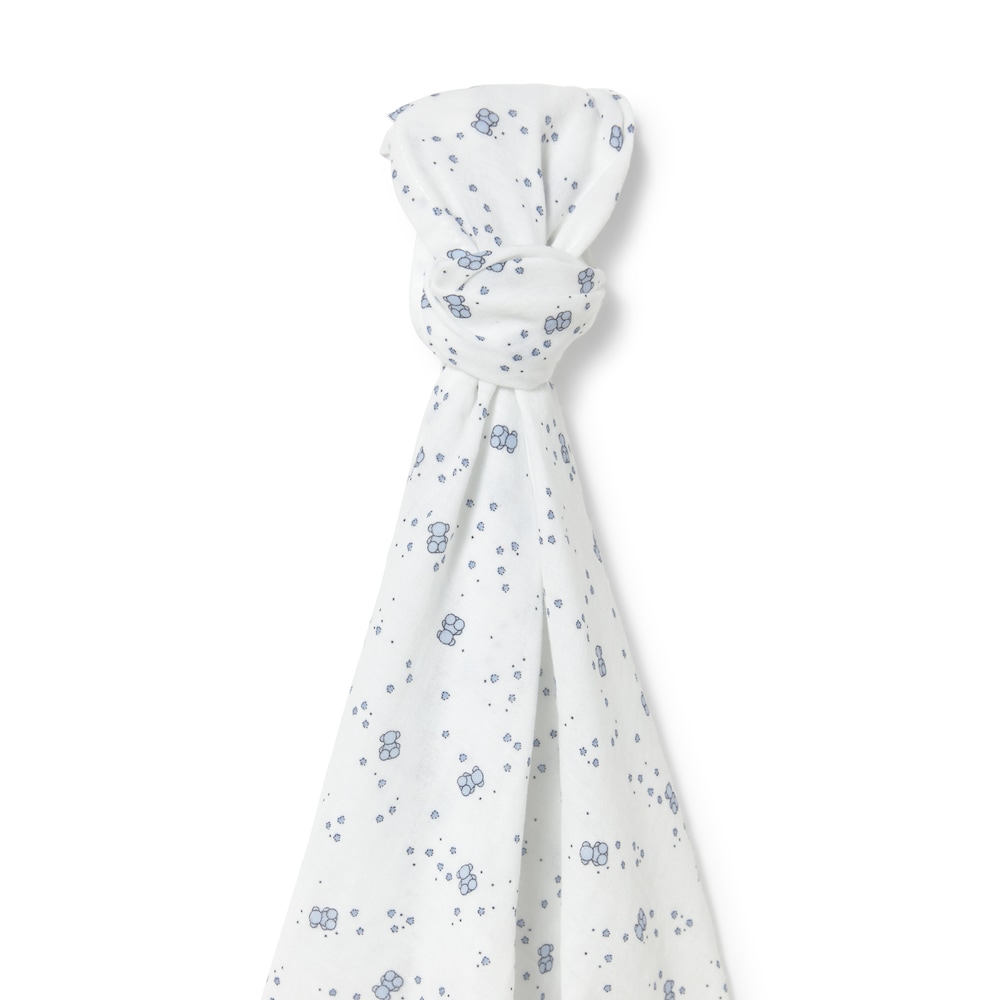 Musselina para beb&eacute; Muse azul-celeste