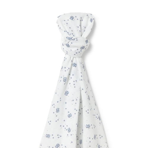 Muselina de beb&eacute; Muse azul celeste