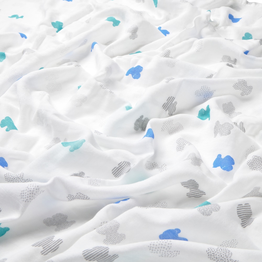 Musselina para beb&eacute; Muse azul