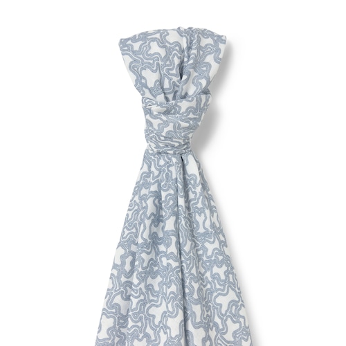 Muselina de beb&eacute; Muse azul