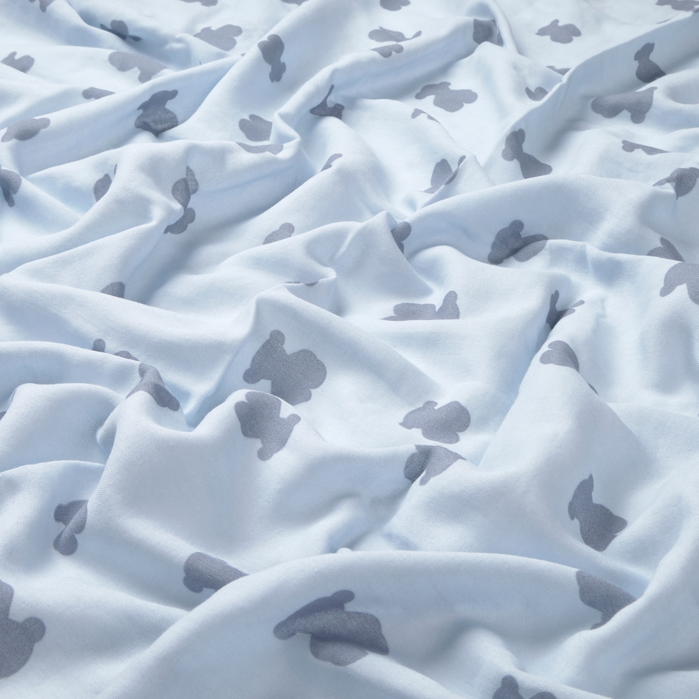 Musselina para beb&eacute; Muse azul-celeste