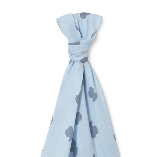 Muselina de beb&eacute; Muse azul celeste