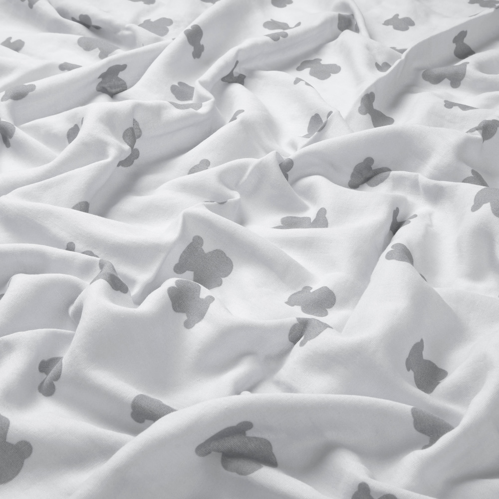 Grey Muse baby muslin