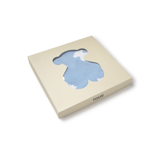 Manta de beb&eacute; reversible Nilo celeste