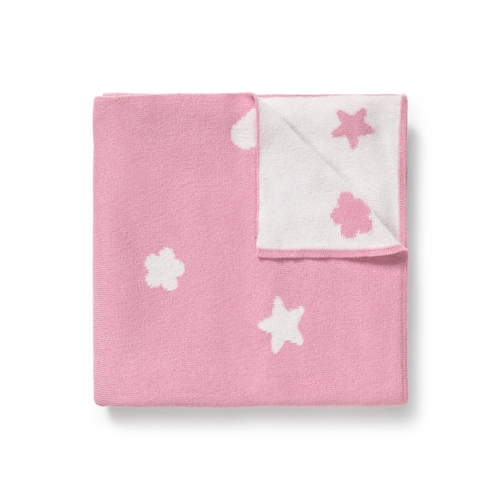 Grey Nilo reversible baby blanket