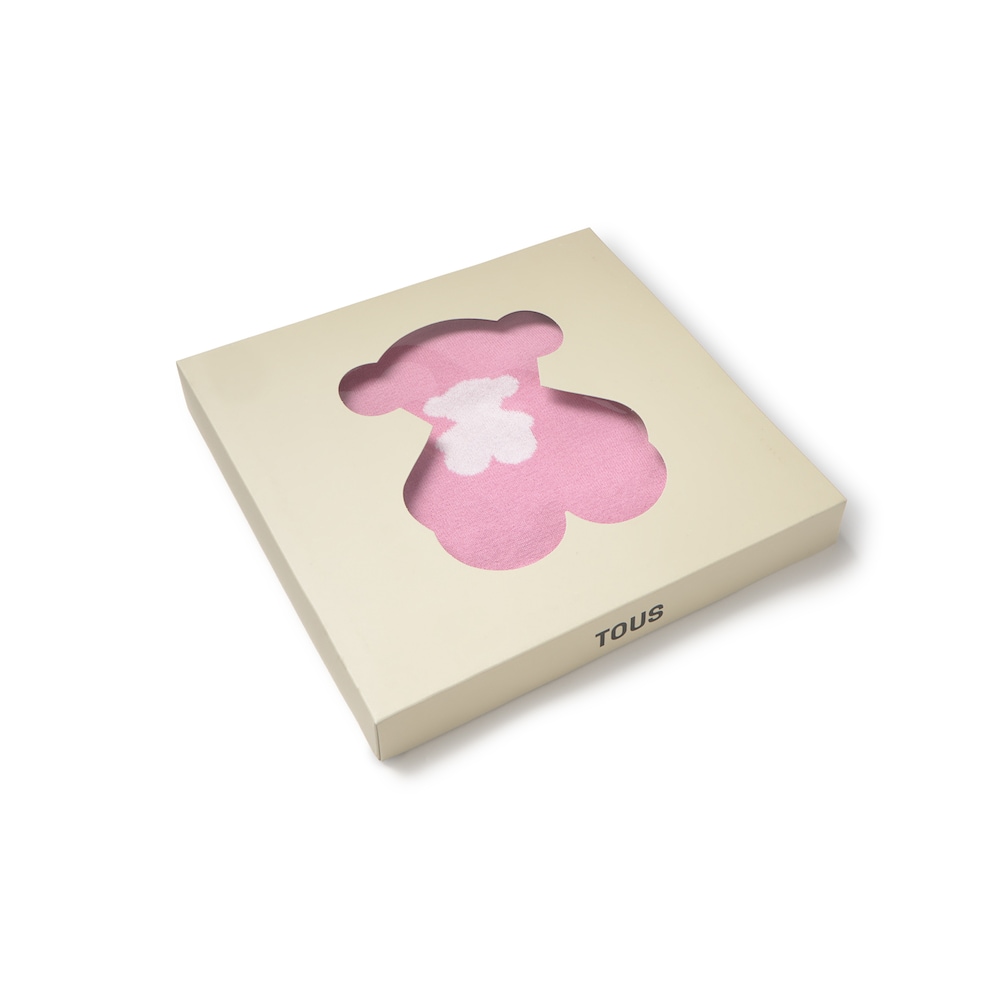 Manta de beb&eacute; revers&iacute;vel Nilo rosa