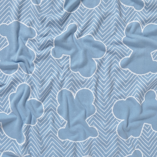 Manta de beb&eacute; reversible Nilo celeste