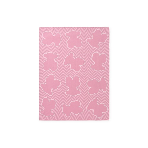 Pink Nilo reversible baby blanket