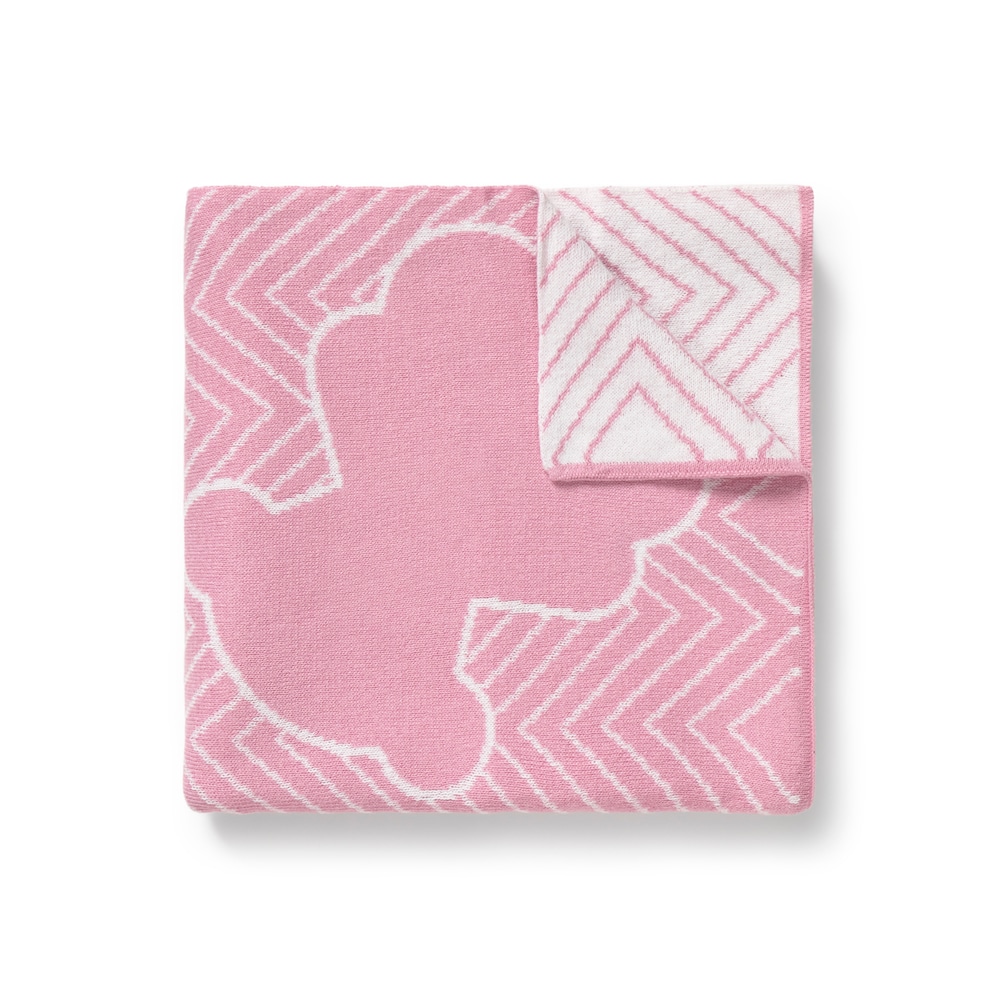 Pink Nilo reversible baby blanket