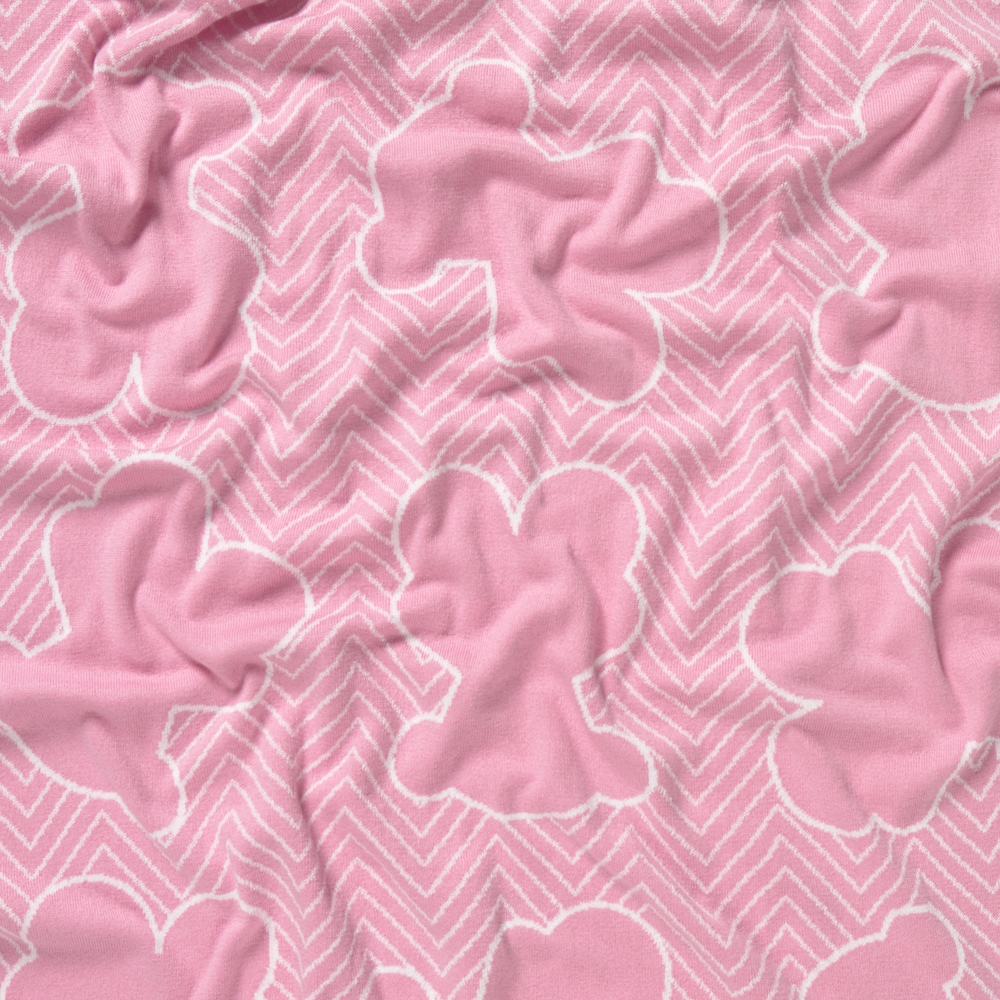 Pink Nilo reversible baby blanket