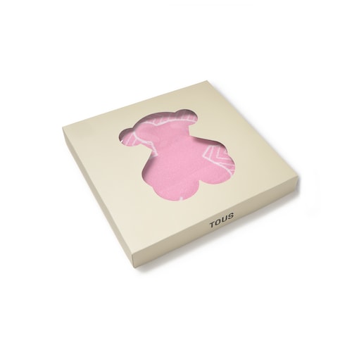 Pink Nilo reversible baby blanket