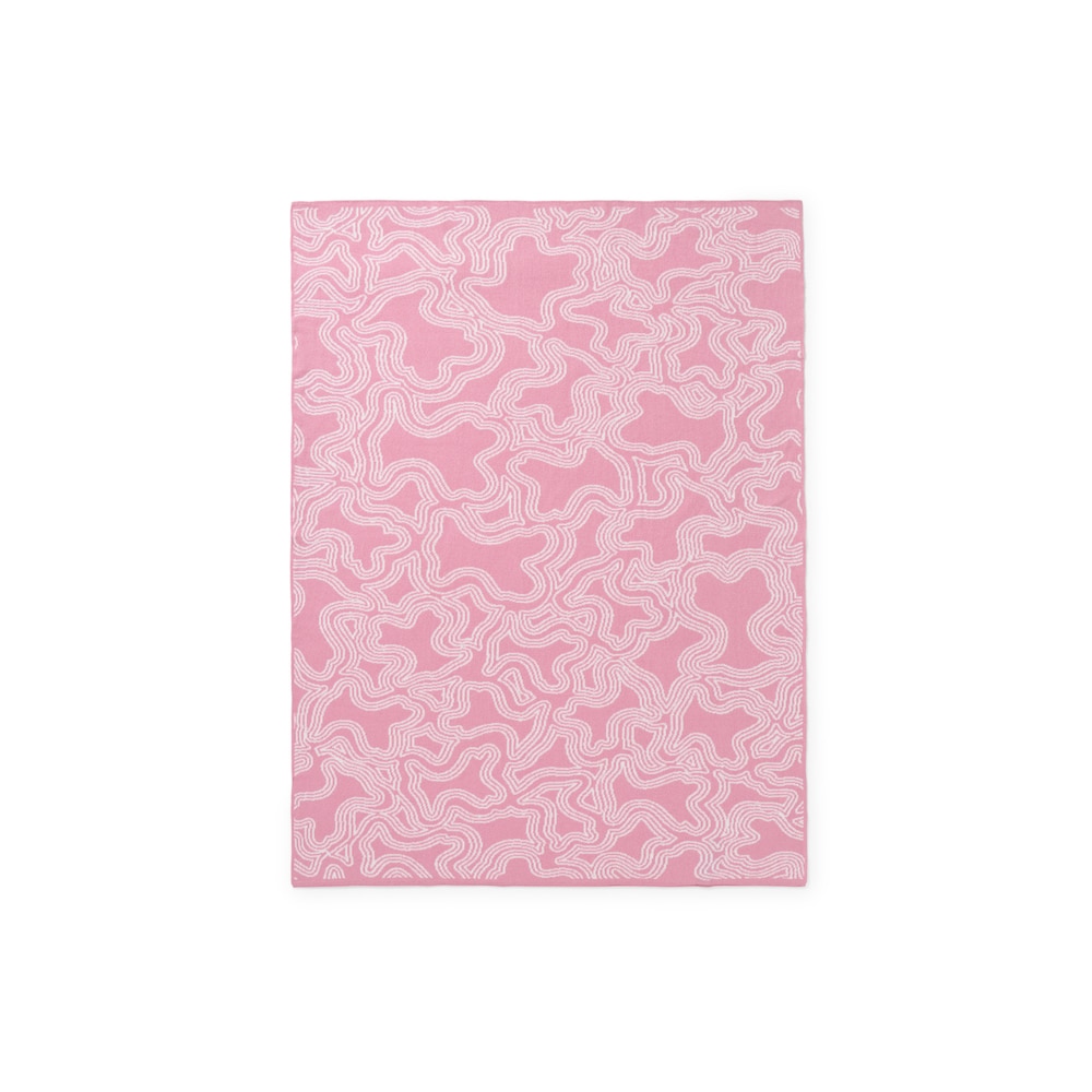 Pink Nilo reversible baby blanket