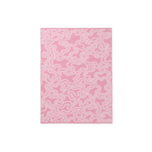 Pink Nilo reversible baby blanket