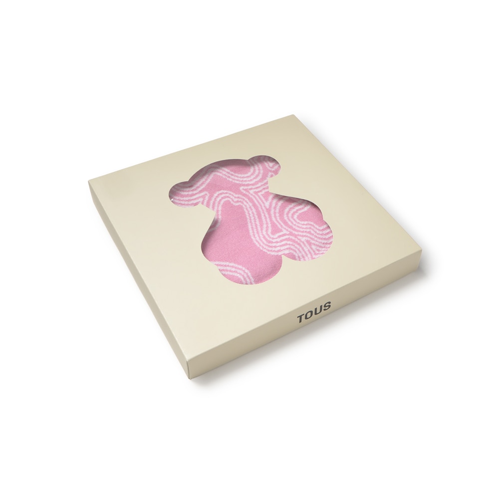 Pink Nilo reversible baby blanket