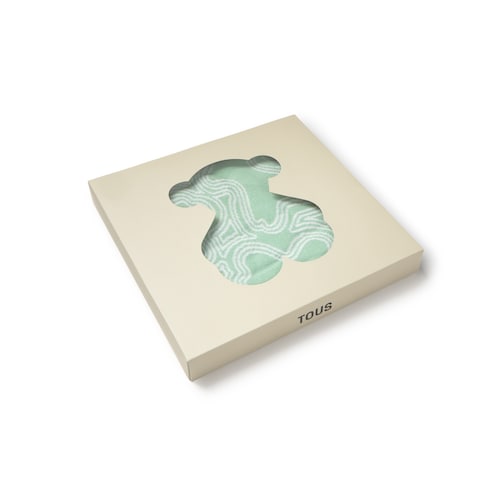 Beige Nilo reversible baby blanket