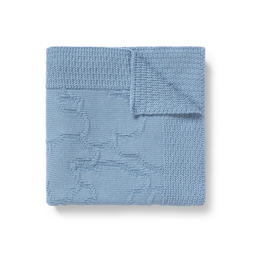 Manta de beb&eacute; Nilo celeste