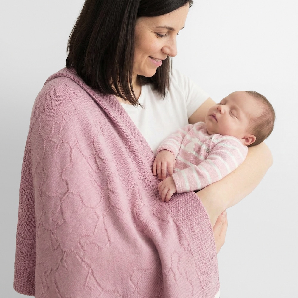 Manta de beb&eacute; Nilo rosa
