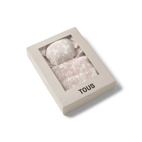 Beige Kaos baby comforter