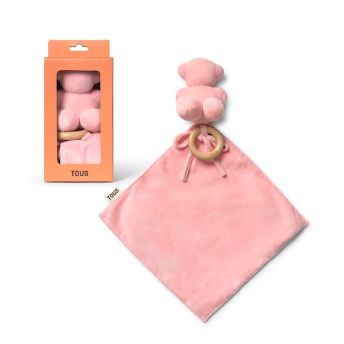 Pink TBear baby comfort blanket