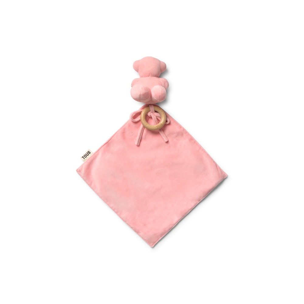 Pink TBear baby comfort blanket