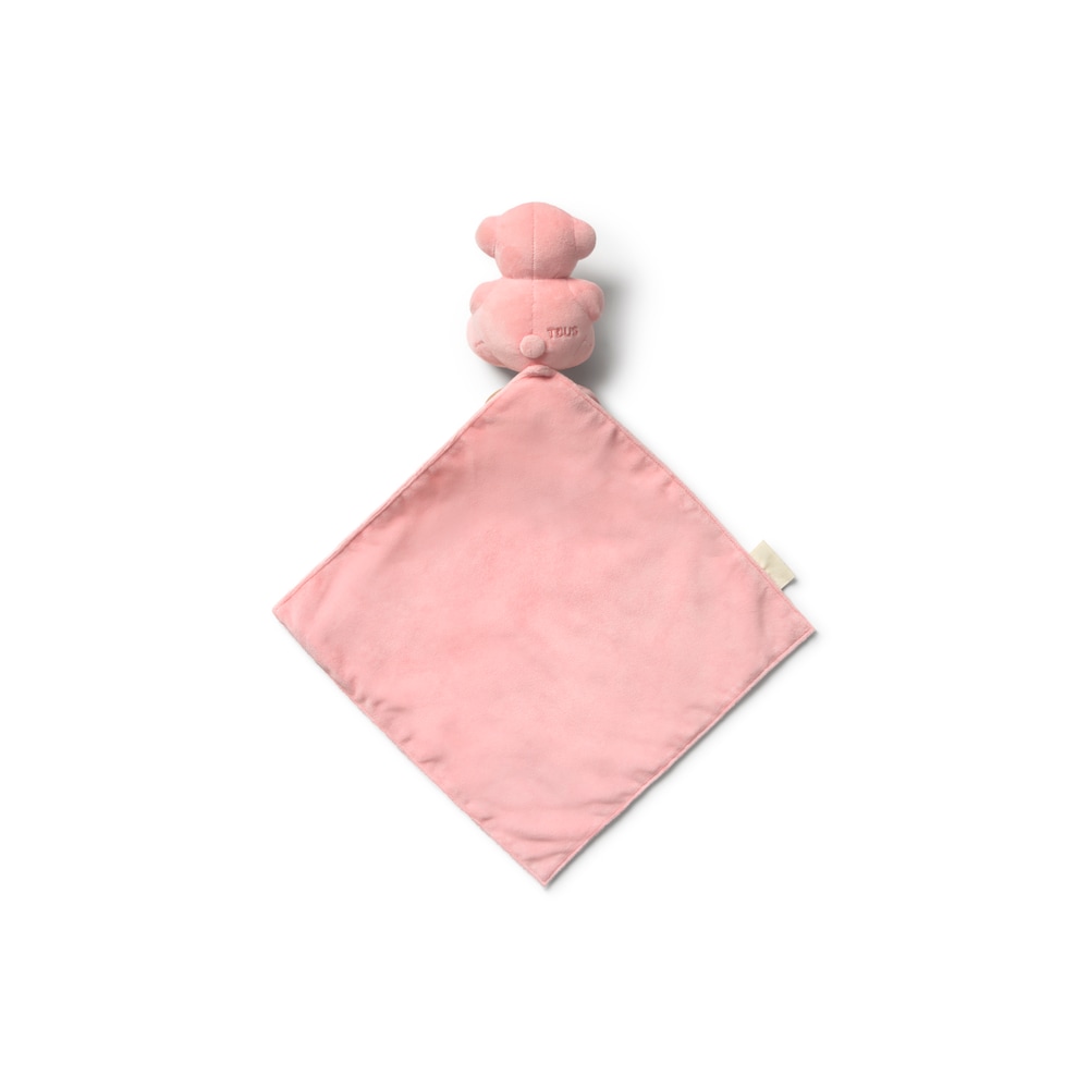 Pink TBear baby comfort blanket
