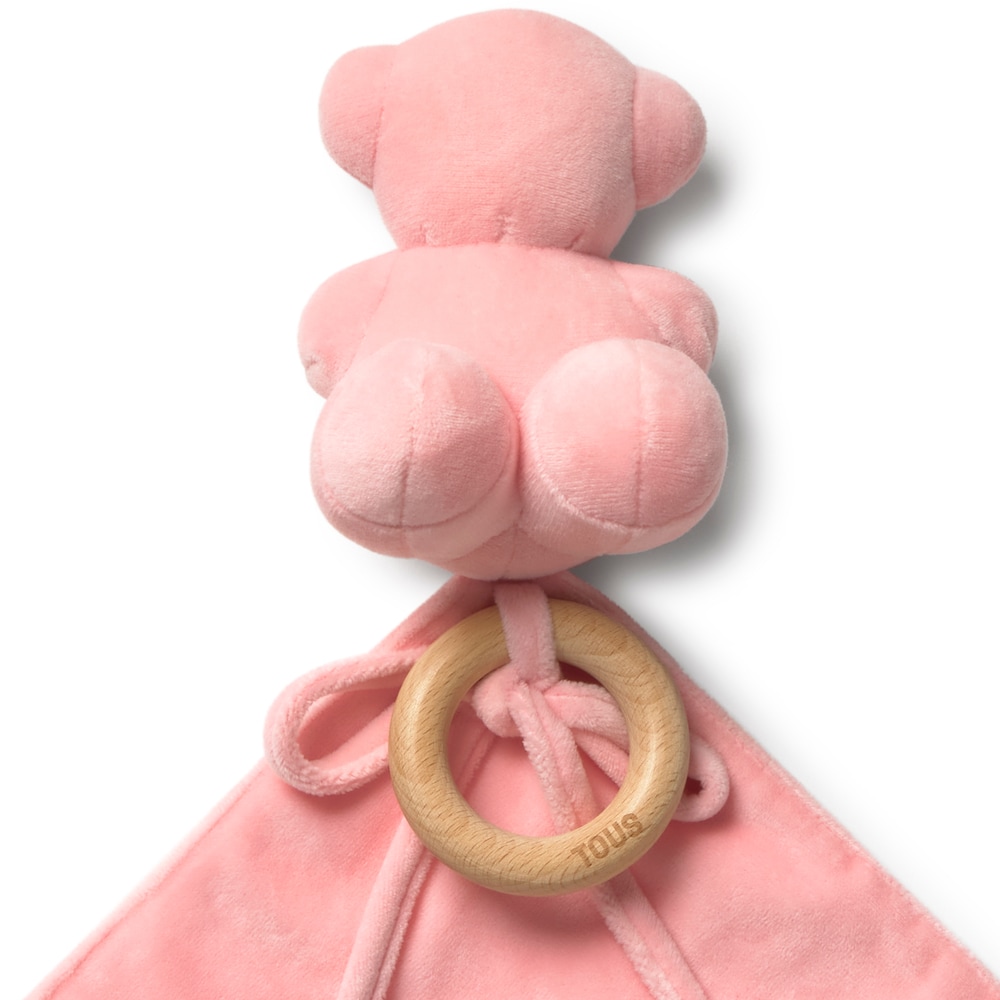 Pink TBear baby comfort blanket