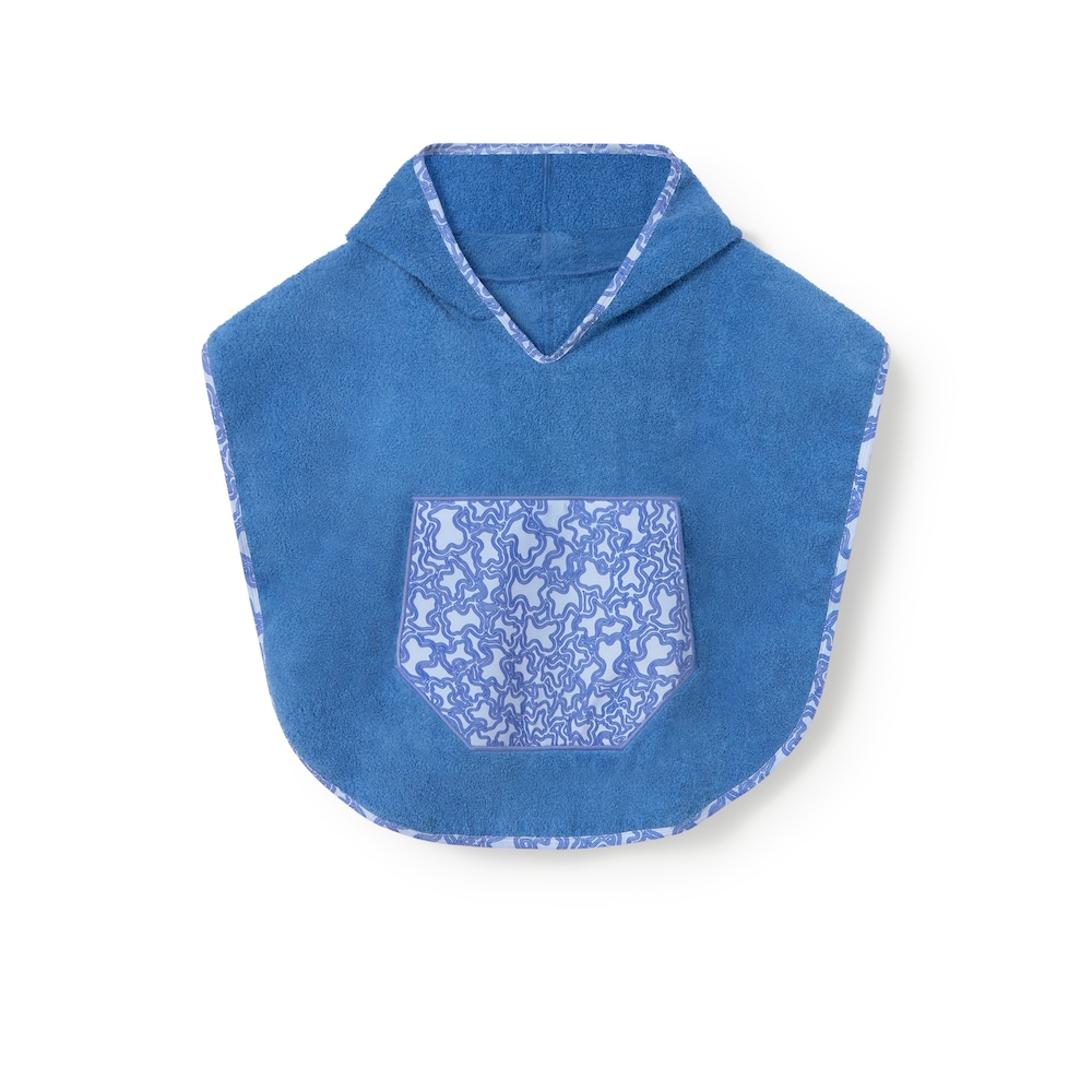 Blue Kaos baby beach poncho