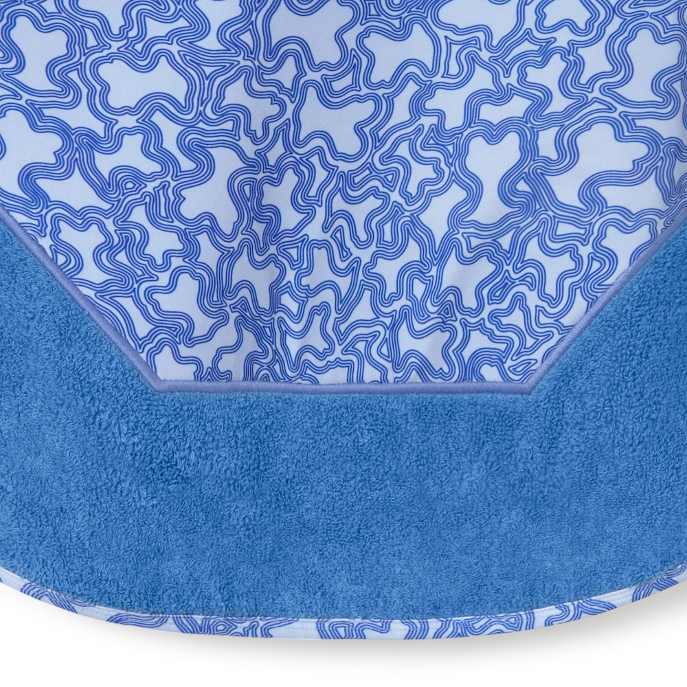 Blue Kaos baby beach poncho