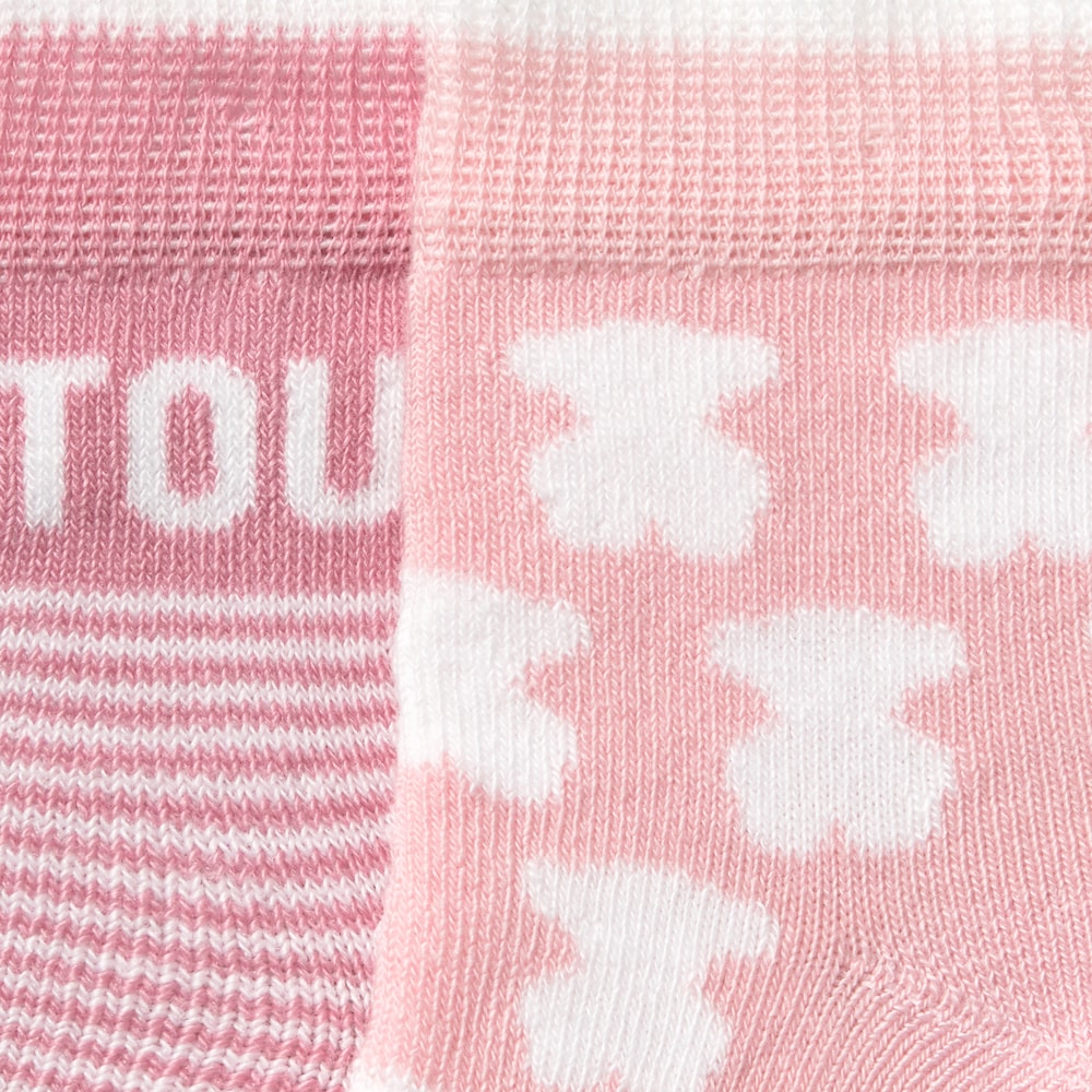 Pink SSocks pack of 2 baby socks