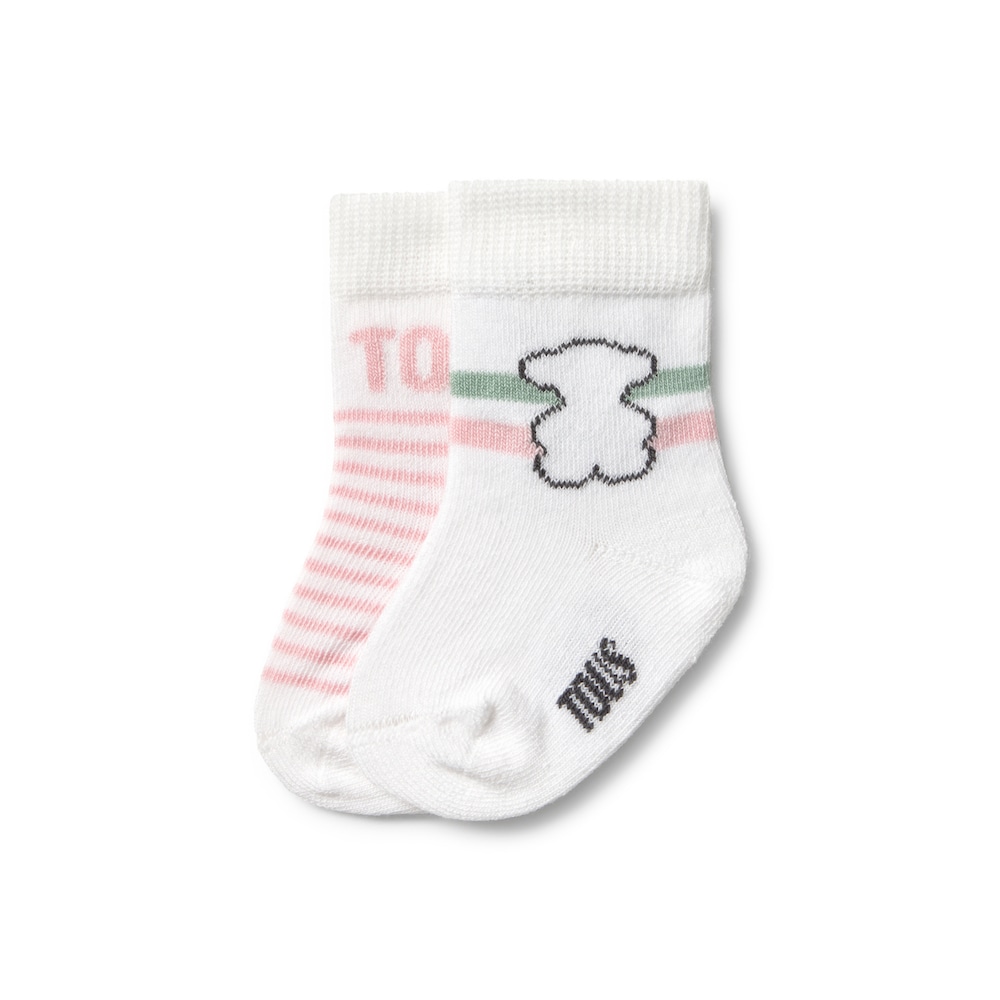 Pink SSocks pack of 2 baby socks