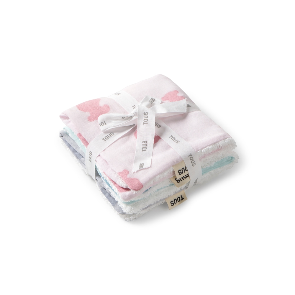 Pink HFluffy baby mini towels