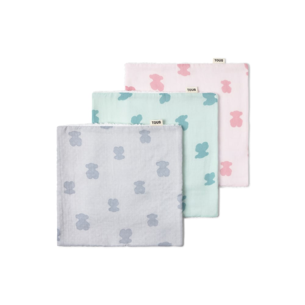 Pink HFluffy baby mini towels