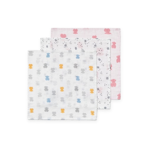 Muselina pack de 3 MMuse rosa