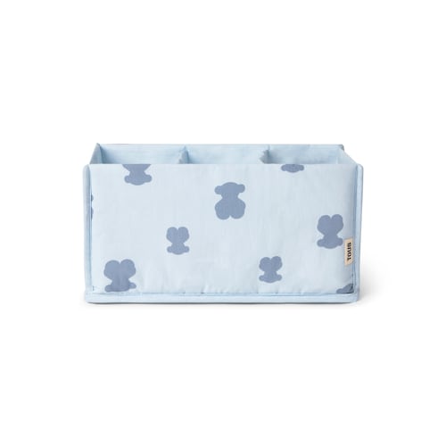 Light blue HFluffy baby table organiser