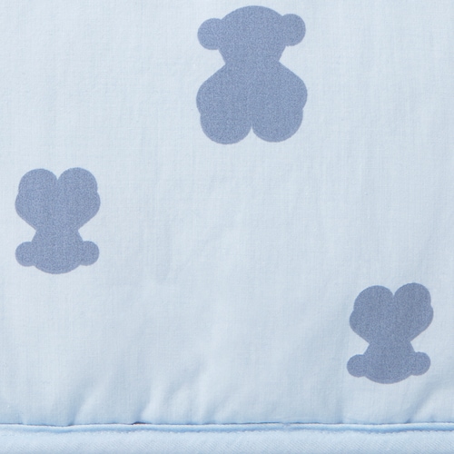 Light blue HFluffy baby table organiser