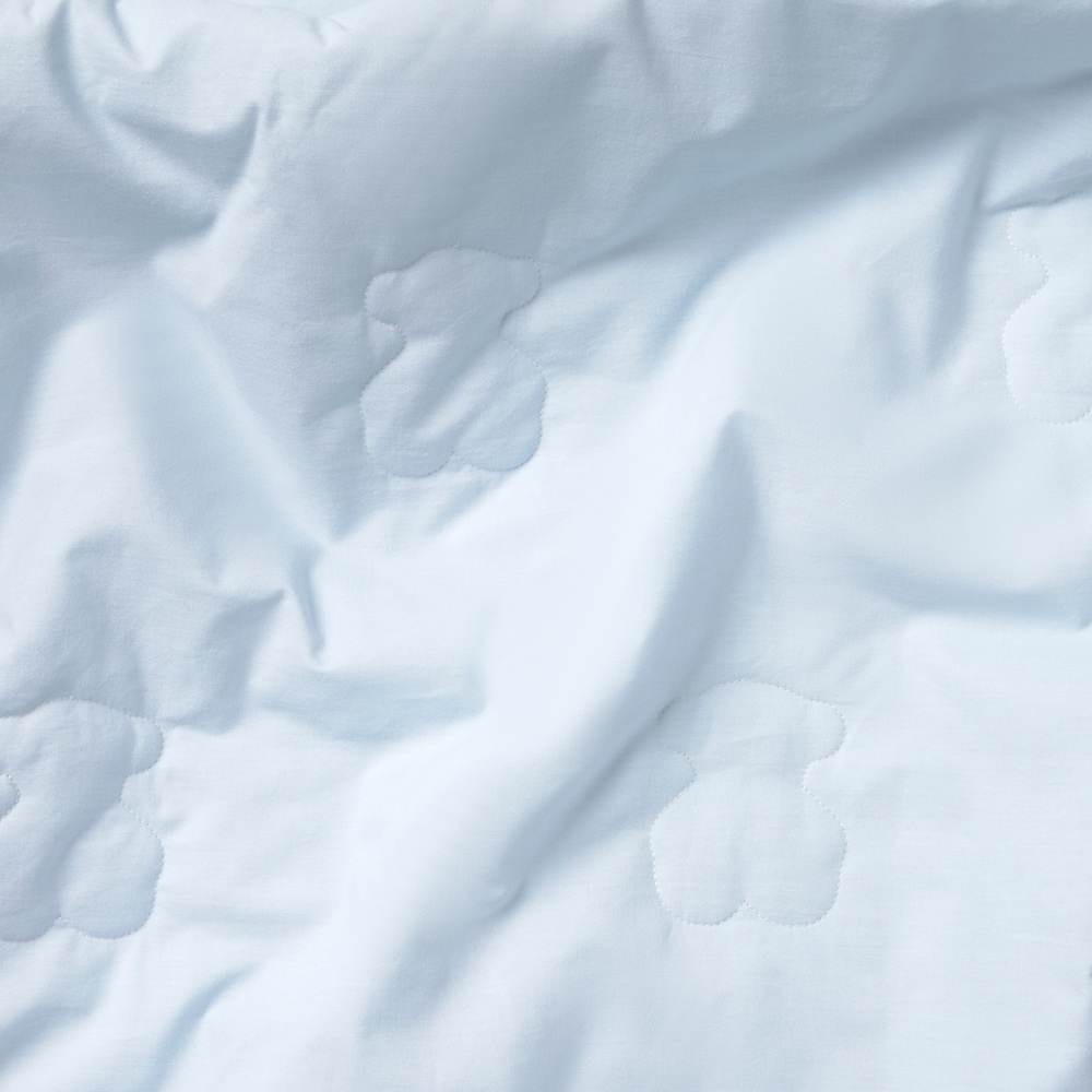 Colcha para ber&ccedil;o de beb&eacute; HFluffy azul-celeste