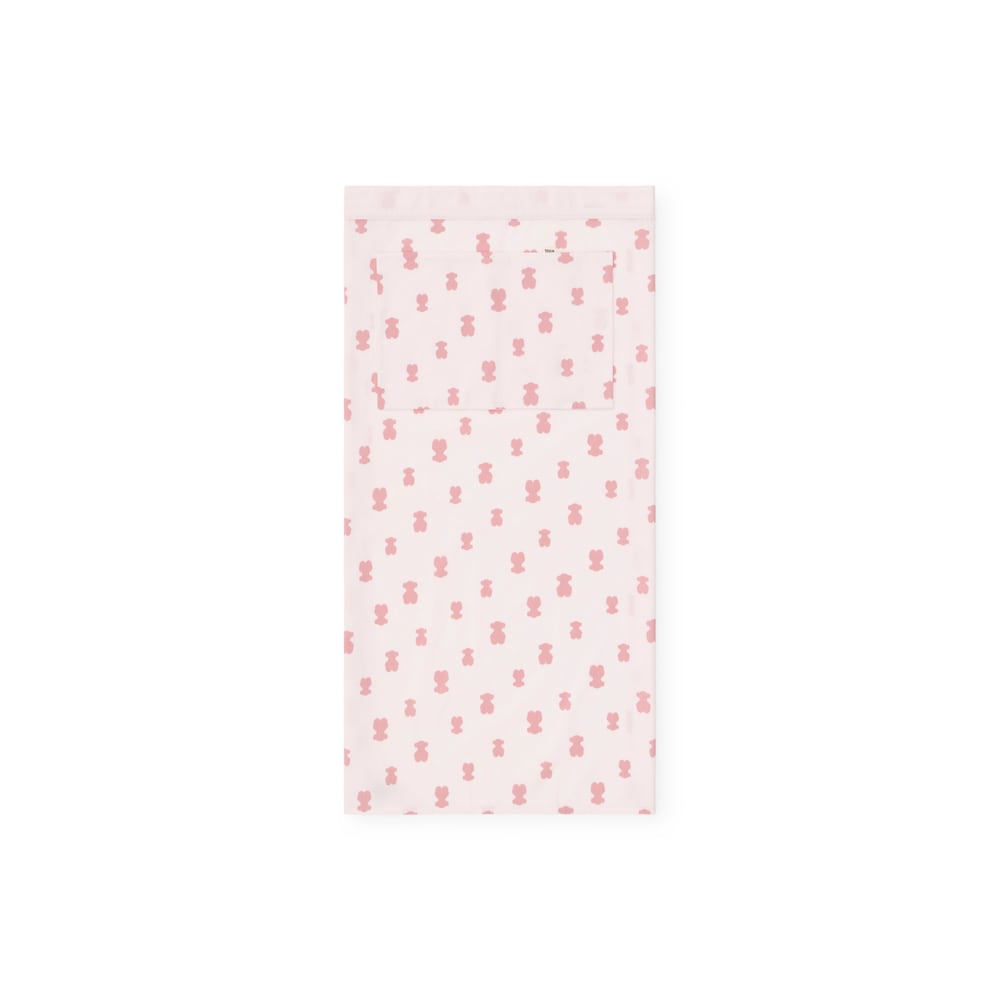 Jogo de len&ccedil;&oacute;is para miniber&ccedil;o de beb&eacute; HFluffy rosa